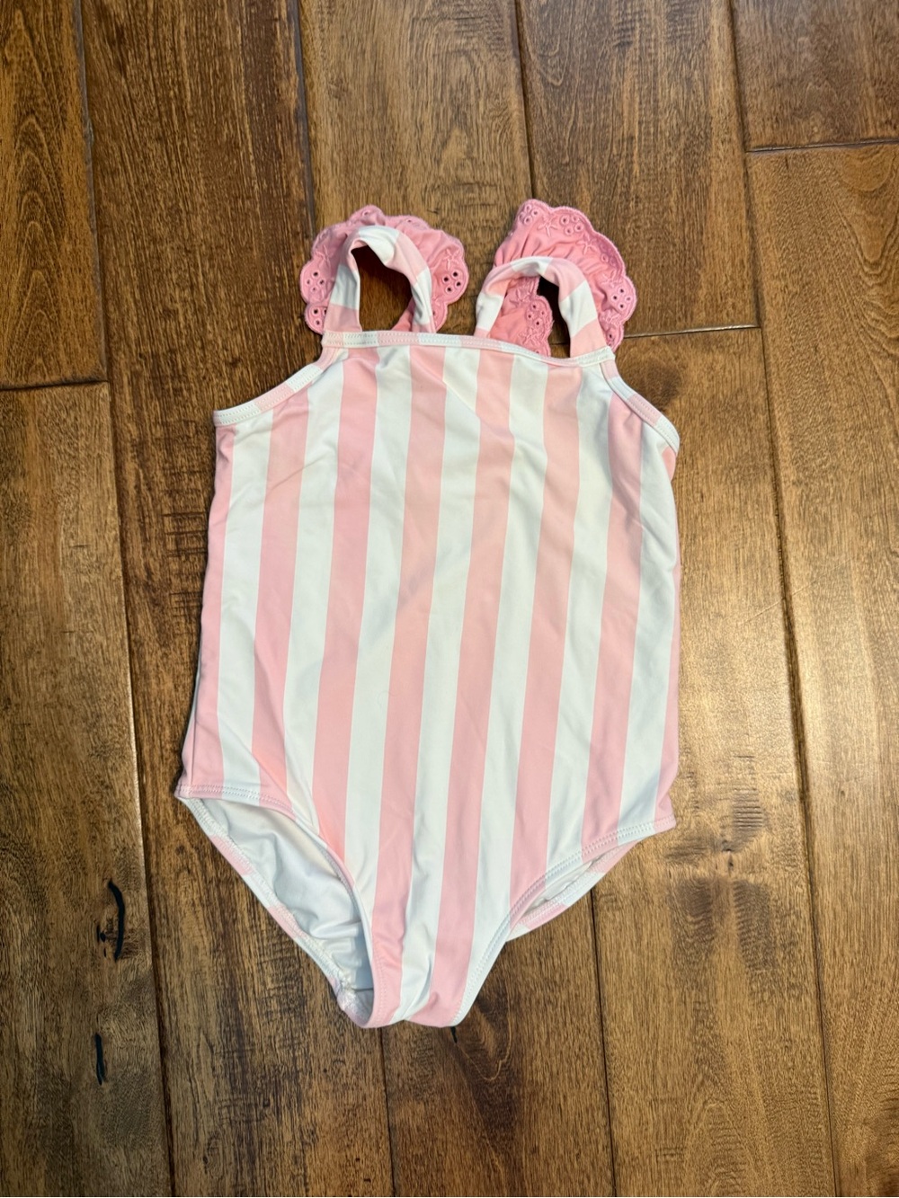 Beaufort Bonnet Pink & White Stripe Ruffle Strap One-Piece Swimsuit
